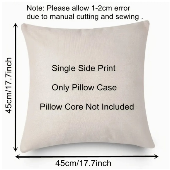 NEW Easter/Spring Watering Can & Tulips Linen Throw Pillow Case/Cover 17.7" - Picture 3 of 3